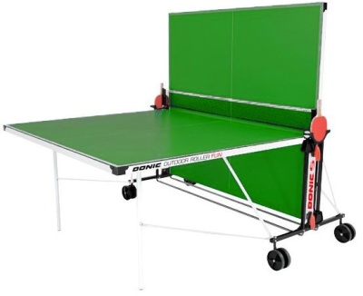 Теннисный стол Donic Outdoor Roller Fun Green с сеткой 4 мм